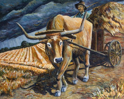 http://www.paulamchughart.com/graphics/art/bullatthewagon_400p.jpg